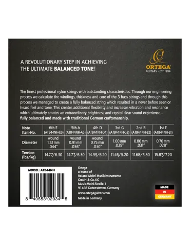  ORTEGA SPIEL NYLONSAITEN ATMOSPHERE BAL H|MusicGoodDeal  2