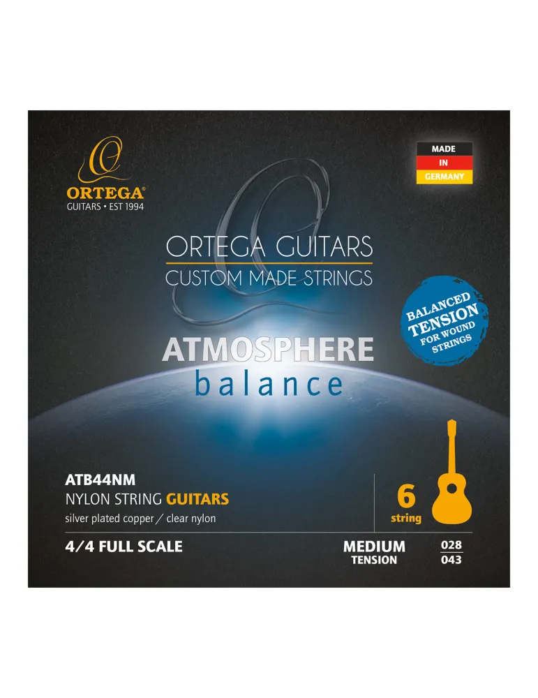  ORTEGA SET NYLON STRINGS ATMOSPHERE BAL M|MusicGoodDeal 