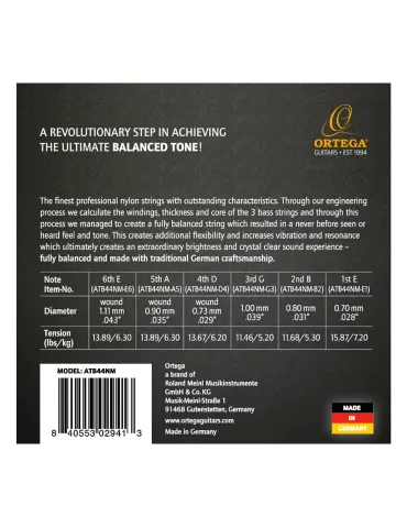  ORTEGA SET NYLON STRINGS ATMOSPHERE BAL M|MusicGoodDeal  2