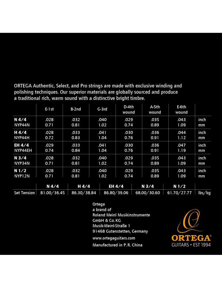 ORTEGA NYP44H | MusicGoodDeal