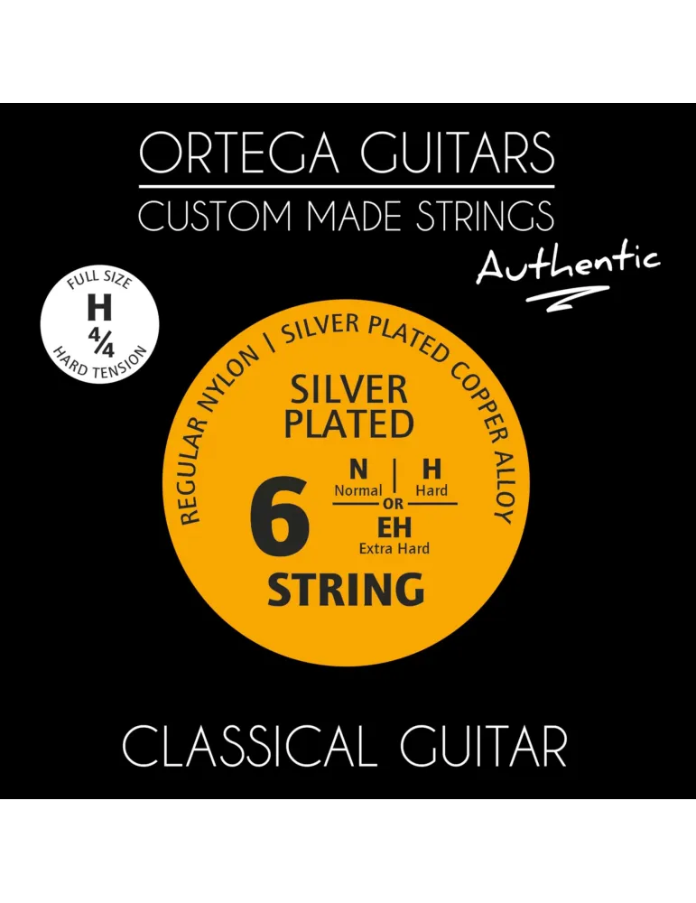  ORTEGA SPIEL NYLONSAITEN AUTHENTIC HARD|MusicGoodDeal 