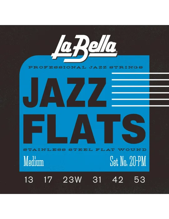  LA BELLA 20PM ELECTRIC SET JAZZ FLATS 13-53|MusicGoodDeal 