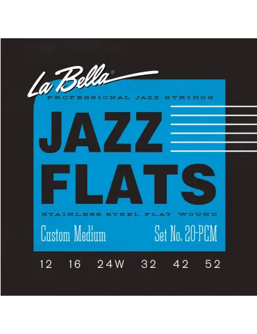  LA BELLA 20PCM ELECTRIC SET JAZZ FLATS 12-52|MusicGoodDeal 
