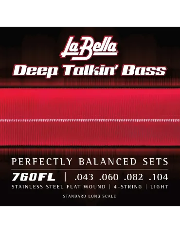  LA BELLA 760FL BASS SET DEEP TALKIN FL 43-104|MusicGoodDeal 