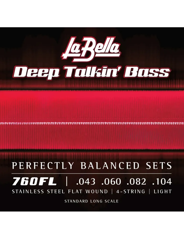  LA BELLA 760FL BASS SET DEEP TALKIN FL 43-104|MusicGoodDeal 