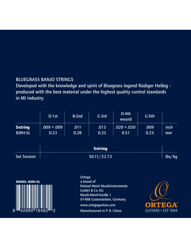 ORTEGA BJRH-5L | MusicGoodDeal
