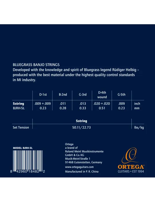 ORTEGA BJRH-5L | MusicGoodDeal