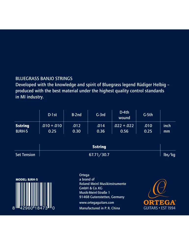 ORTEGA BJRH-5 | MusicGoodDeal