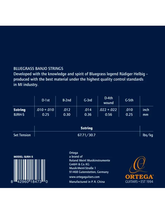 ORTEGA BJRH-5 | MusicGoodDeal