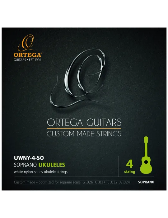  ORTEGA UWNY-4-SO UKULELE SOPRANO STRING SET|MusicGoodDeal 