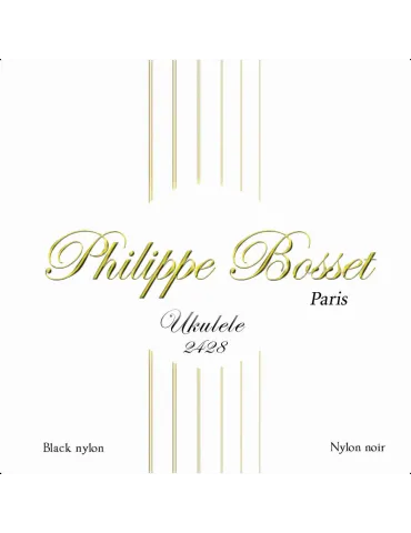  PHILIPPE BOSSET PBUKU2428 BLACK NYLON UKULELE SET 24-28|MusicGoodDeal 