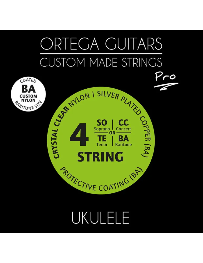  ORTEGA STRING SET UKULELE BARITONE|MusicGoodDeal 