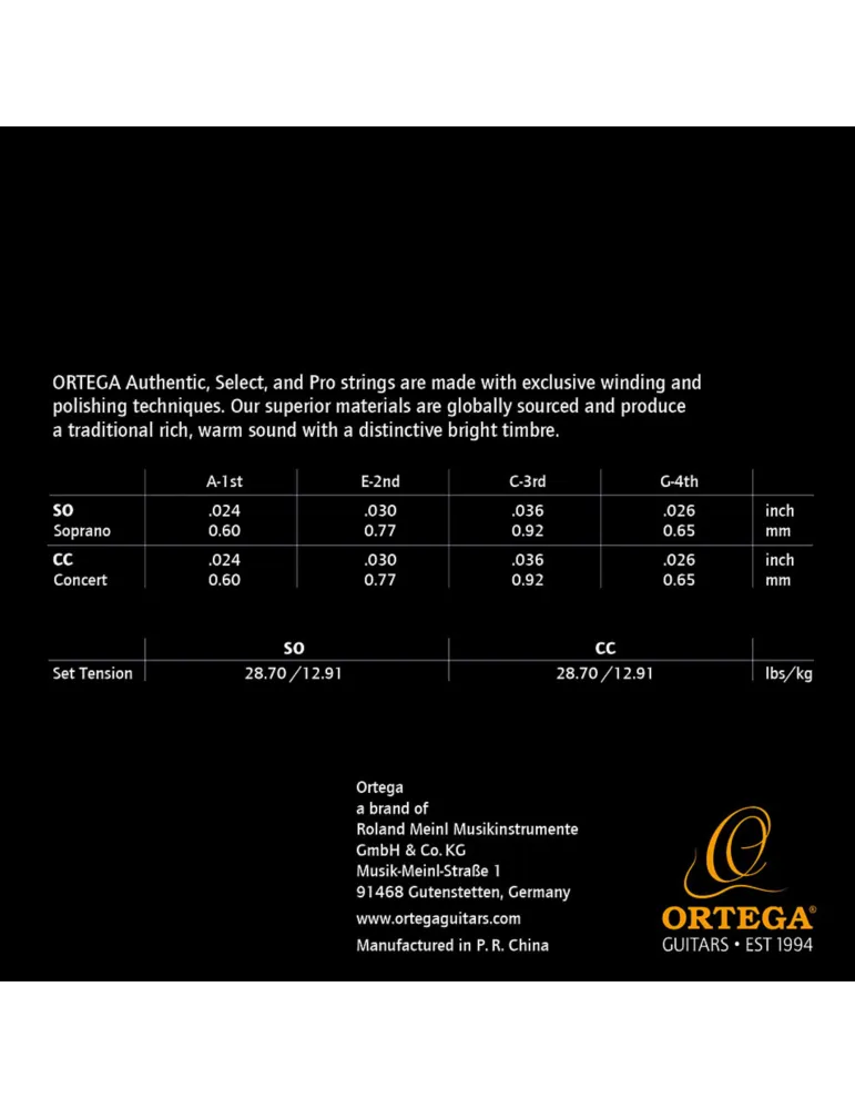  ORTEGA STRINGS UKULELE SOPRANO|MusicGoodDeal 