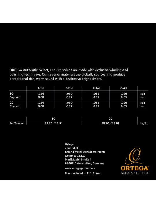  ORTEGA STRINGS UKULELE SOPRANO|MusicGoodDeal 