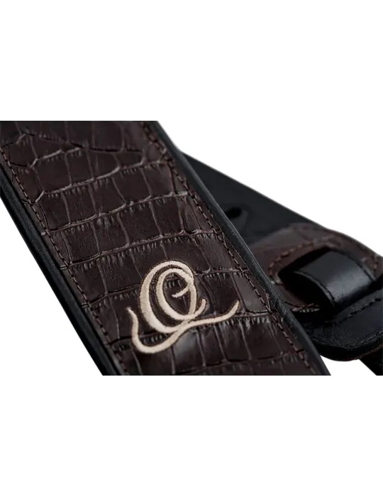  CORREA DE CUERO ORTEGA PARA GUITARRA MARRÓN LIZZY|MusicGoodDeal 