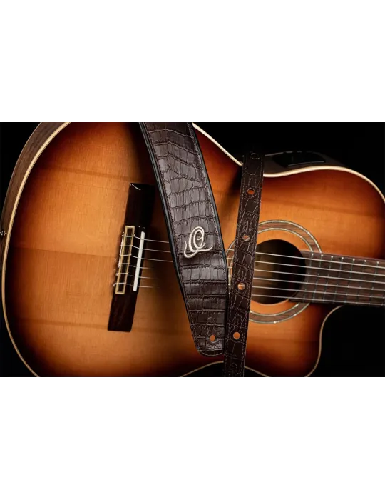  CORREA DE CUERO ORTEGA PARA GUITARRA MARRÓN LIZZY|MusicGoodDeal 
