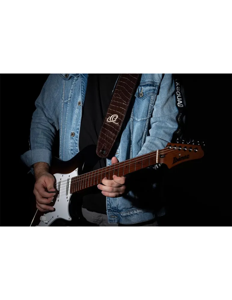  CORREA DE CUERO ORTEGA PARA GUITARRA MARRÓN LIZZY|MusicGoodDeal 