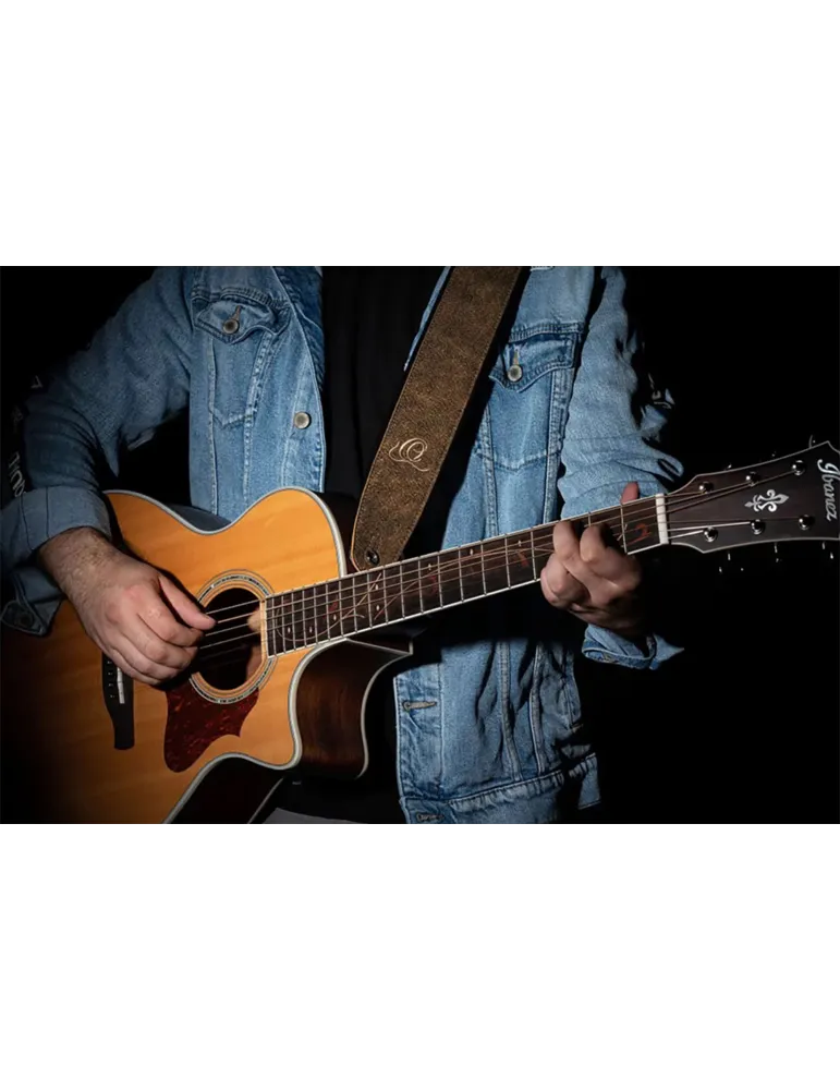  ORTEGA GITARRENRIEMEN LEDER DESERT STON|MusicGoodDeal 