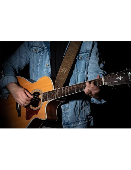  ORTEGA GITARRENRIEMEN LEDER DESERT STON|MusicGoodDeal 