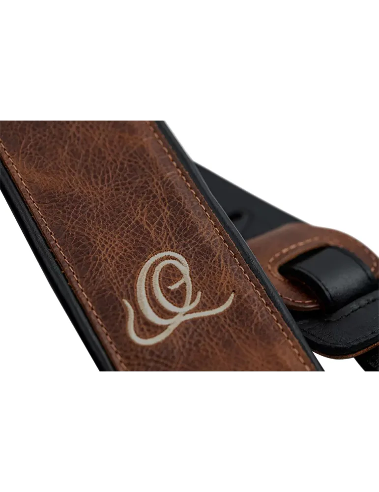 ORTEGA GITARRENRIEMEN LEDER DESERT SAND|MusicGoodDeal 