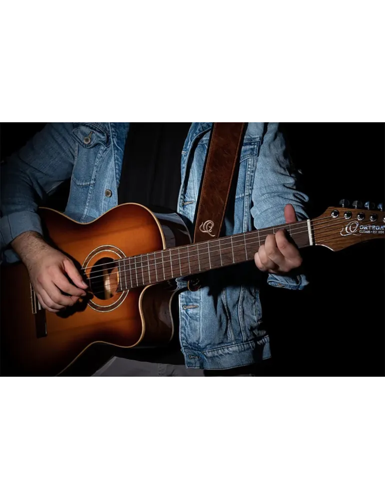  ORTEGA GITARRENRIEMEN LEDER DESERT SAND|MusicGoodDeal 