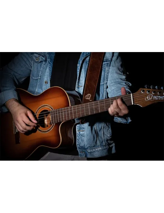  ORTEGA GITARRENRIEMEN LEDER DESERT SAND|MusicGoodDeal 