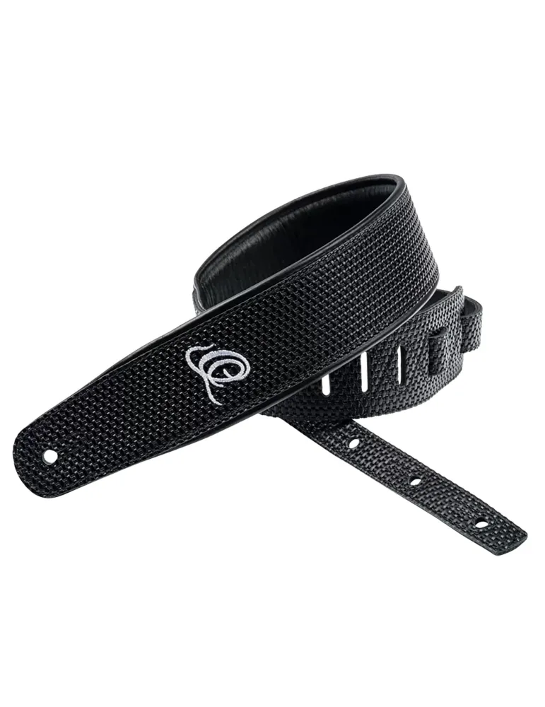  ORTEGA GITARRENRIEMEN LEDER BLACK BRAID|MusicGoodDeal 