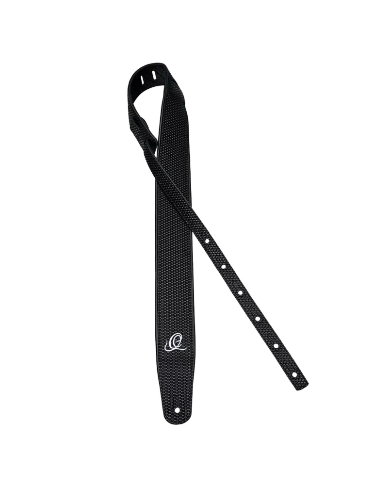 ORTEGA GITARRENRIEMEN LEDER BLACK BRAID|MusicGoodDeal 