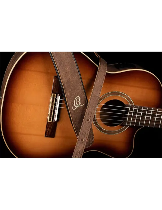  CORREA DE CUERO ORTEGA PARA GUITARRA ARENA B.ROCK|MusicGoodDeal 
