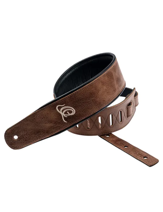  CORREA DE CUERO ORTEGA PARA GUITARRA V. COGNAC|MusicGoodDeal 