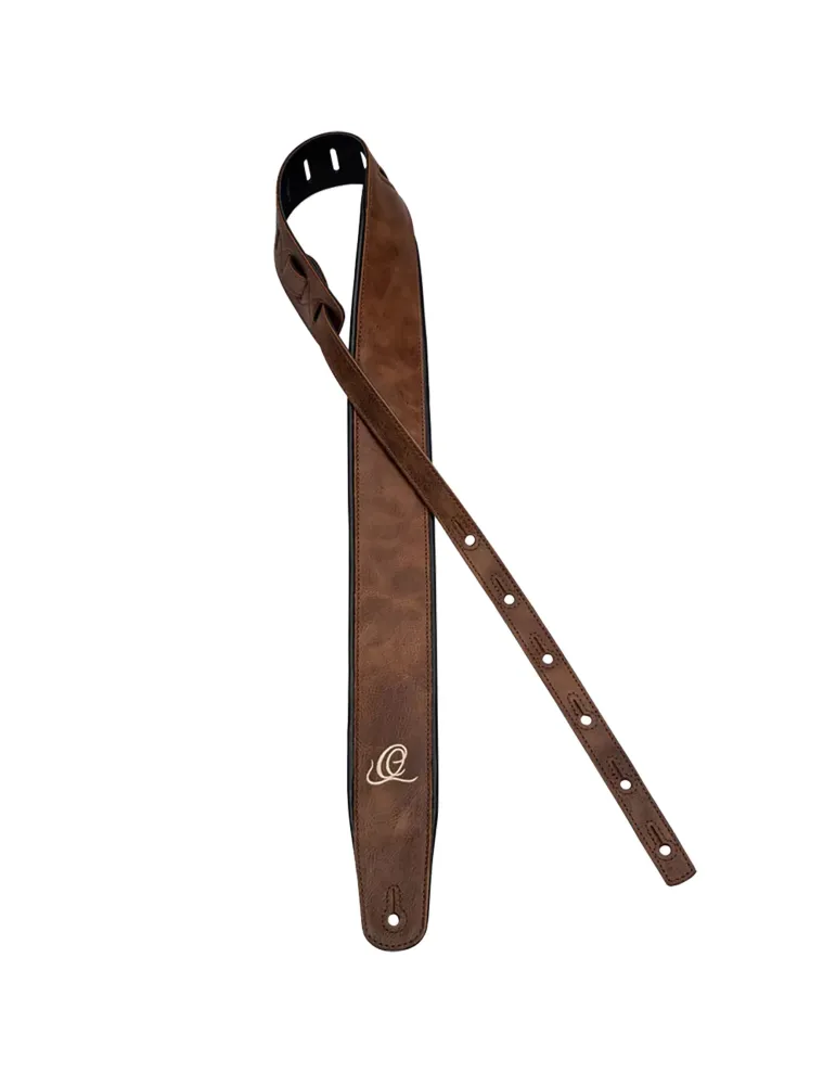  CORREA DE CUERO ORTEGA PARA GUITARRA V. COGNAC|MusicGoodDeal 