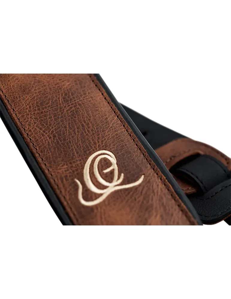  CORREA DE CUERO ORTEGA PARA GUITARRA V. COGNAC|MusicGoodDeal 
