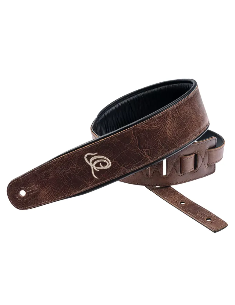  CORREA DE GUITARRA ORTEGA CUERO VINT. MARRON|MusicGoodDeal 
