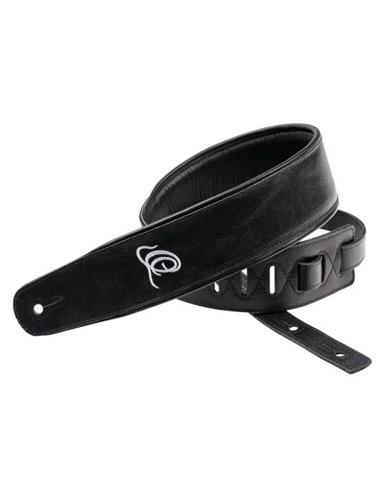  ORTEGA CORREA DE GUITARRA DE CUERO VINTAGE CENIZA|MusicGoodDeal 