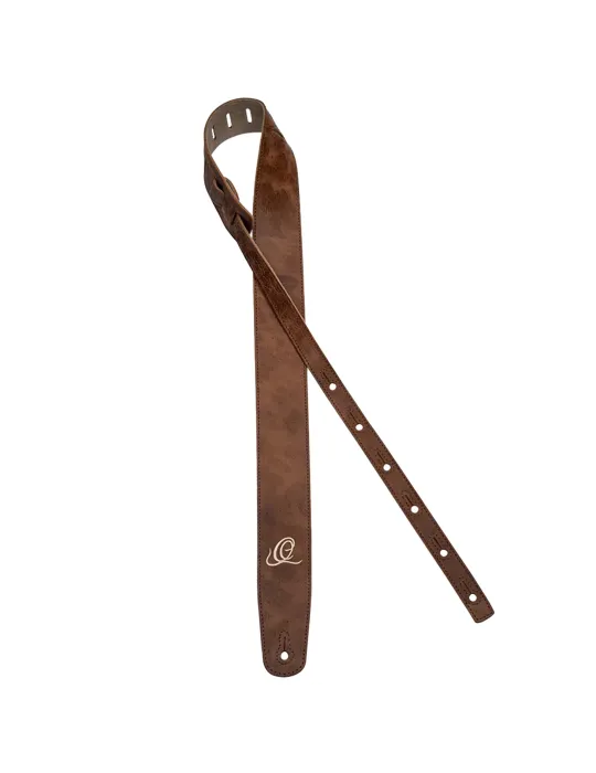  ORTEGA GUITAR STRAP SUEDE COGNAC|MusicGoodDeal 