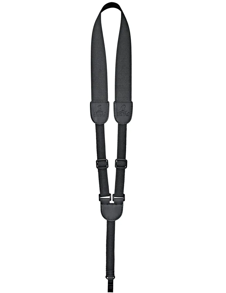 ORTEGA ROSETTE STRAP UKULELE BLACK|MusicGoodDeal 