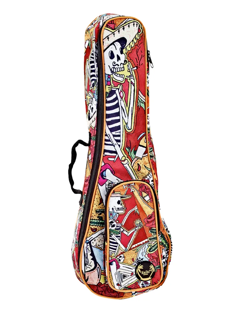  KEIKI KUB-EM-SO ABDECKUNG UKULELE SOPRANO EL MUERTO|MusicGoodDeal 