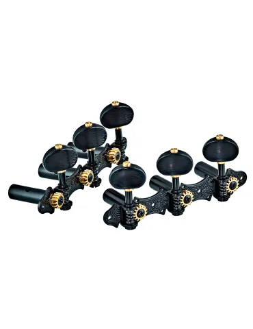  ORTEGA OTMDLX-BKBK SET MECÁNICO DELUXE NEGRO|MusicGoodDeal 