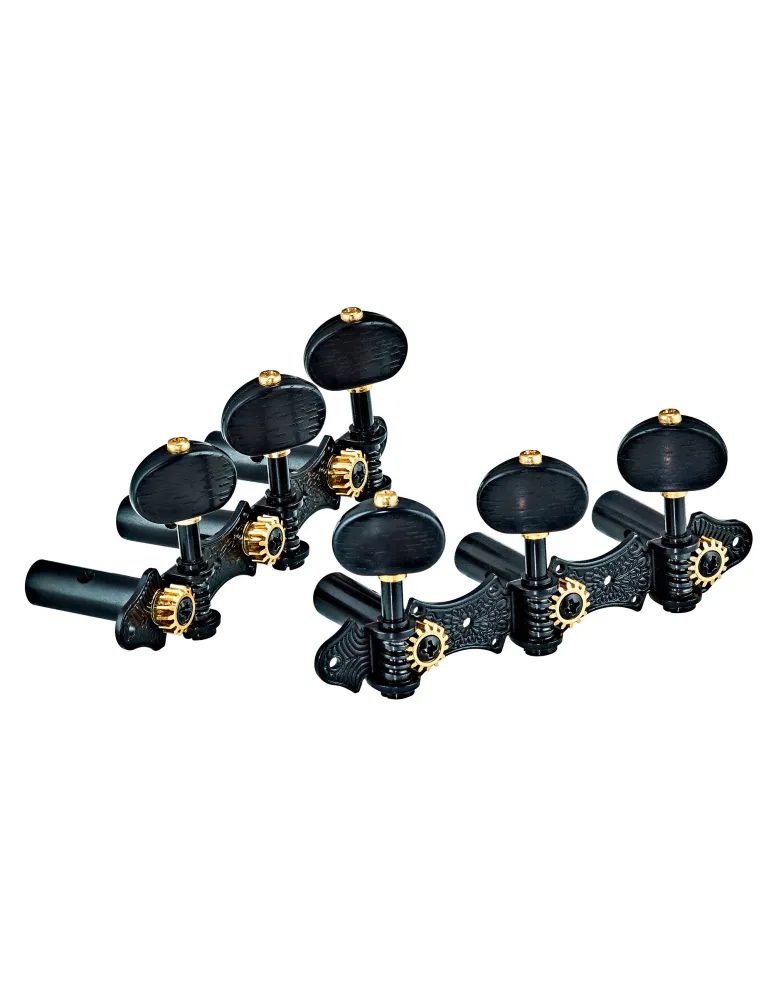  ORTEGA OTMDLX-BKBK SET MECÁNICO DELUXE NEGRO|MusicGoodDeal 