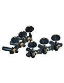  ORTEGA OTMDLX-BKBK SET MECÁNICO DELUXE NEGRO|MusicGoodDeal 