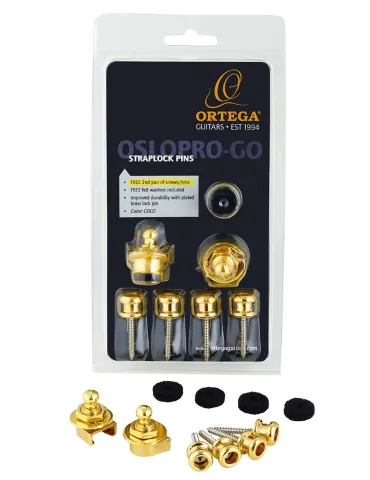  ORTEGA OSLOPRO-GO CONJUNTO STRAPLOK, PRO, ORO|MusicGoodDeal 