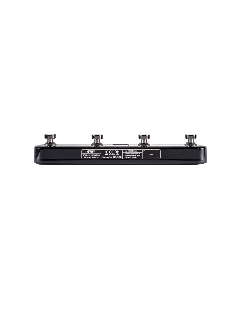  MOOER FOOTSWITCH GTRS GWF4 BLACK|MusicGoodDeal 