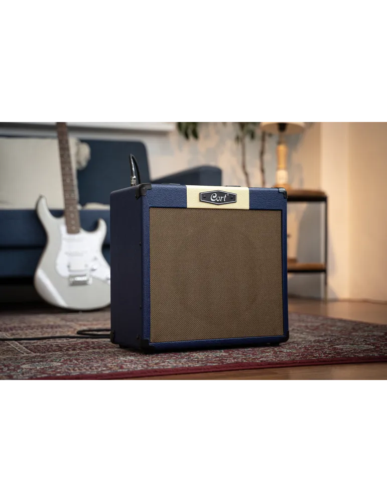  CORT CM30RDB 30W REVERB BLUE GUITAR AMPLIFIER|MusicGoodDeal 