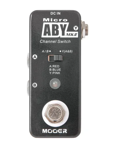  MOOER MICROABYMK2 MICRO ABY MKII PEDAL|MusicGoodDeal 