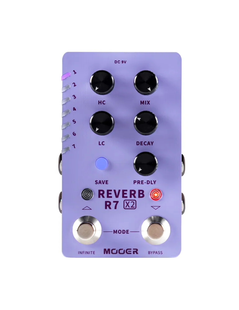  MOOER R7 REVERB PEDAL X2|MusicGoodDeal 
