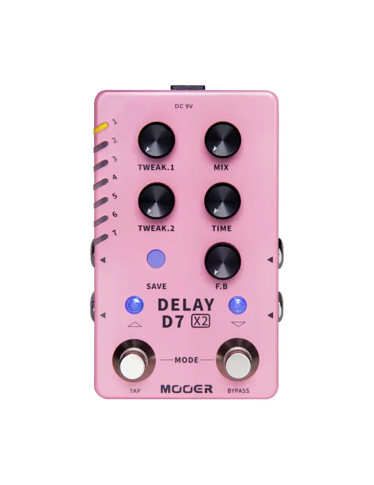  MOOER D7 DELAY PEDAL X2|MusicGoodDeal 