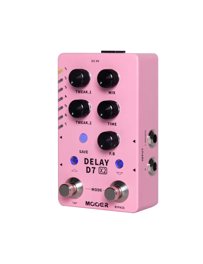  MOOER D7 DELAY PEDAL X2|MusicGoodDeal 