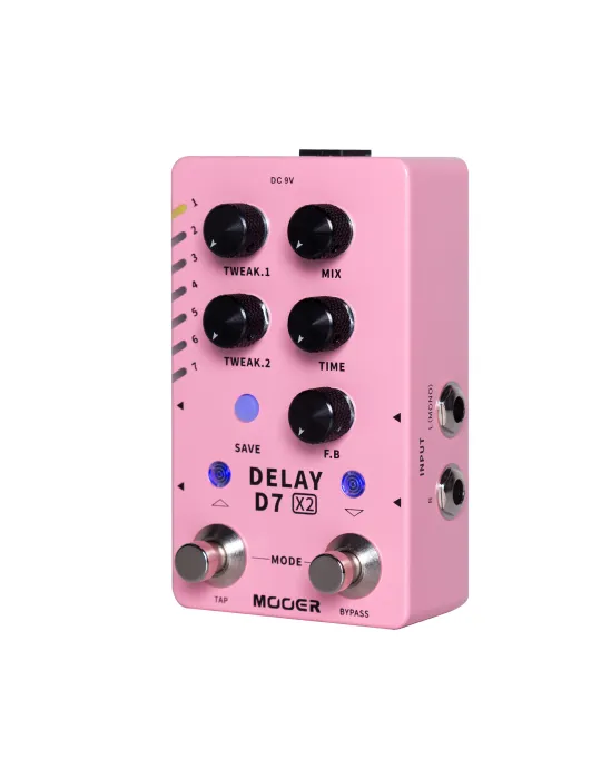  MOOER D7 DELAY PEDAL X2|MusicGoodDeal 