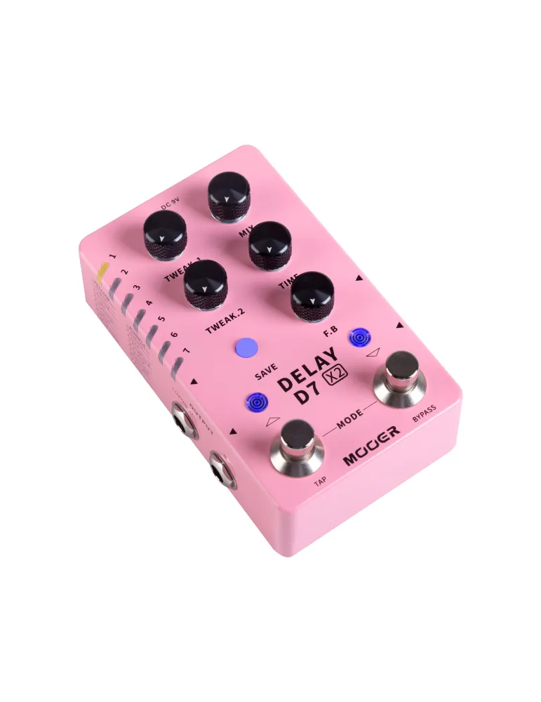  MOOER D7 DELAY PEDAL X2|MusicGoodDeal 