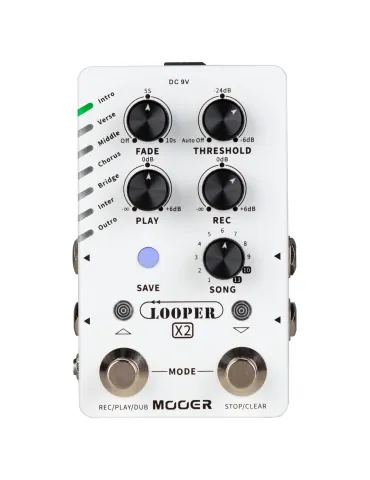 MOOER LOOPERX2 | MusicGoodDeal